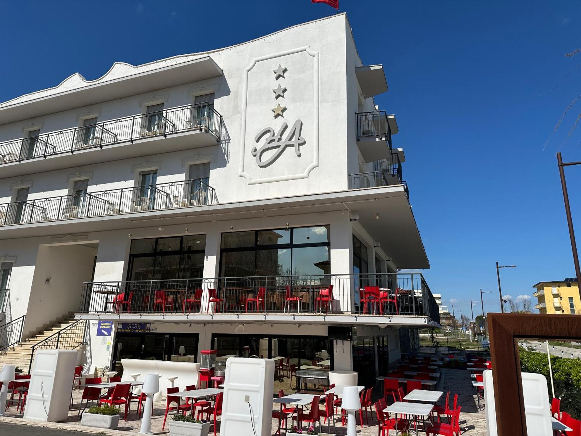 Hotel Alcazar Rimini Exterior foto