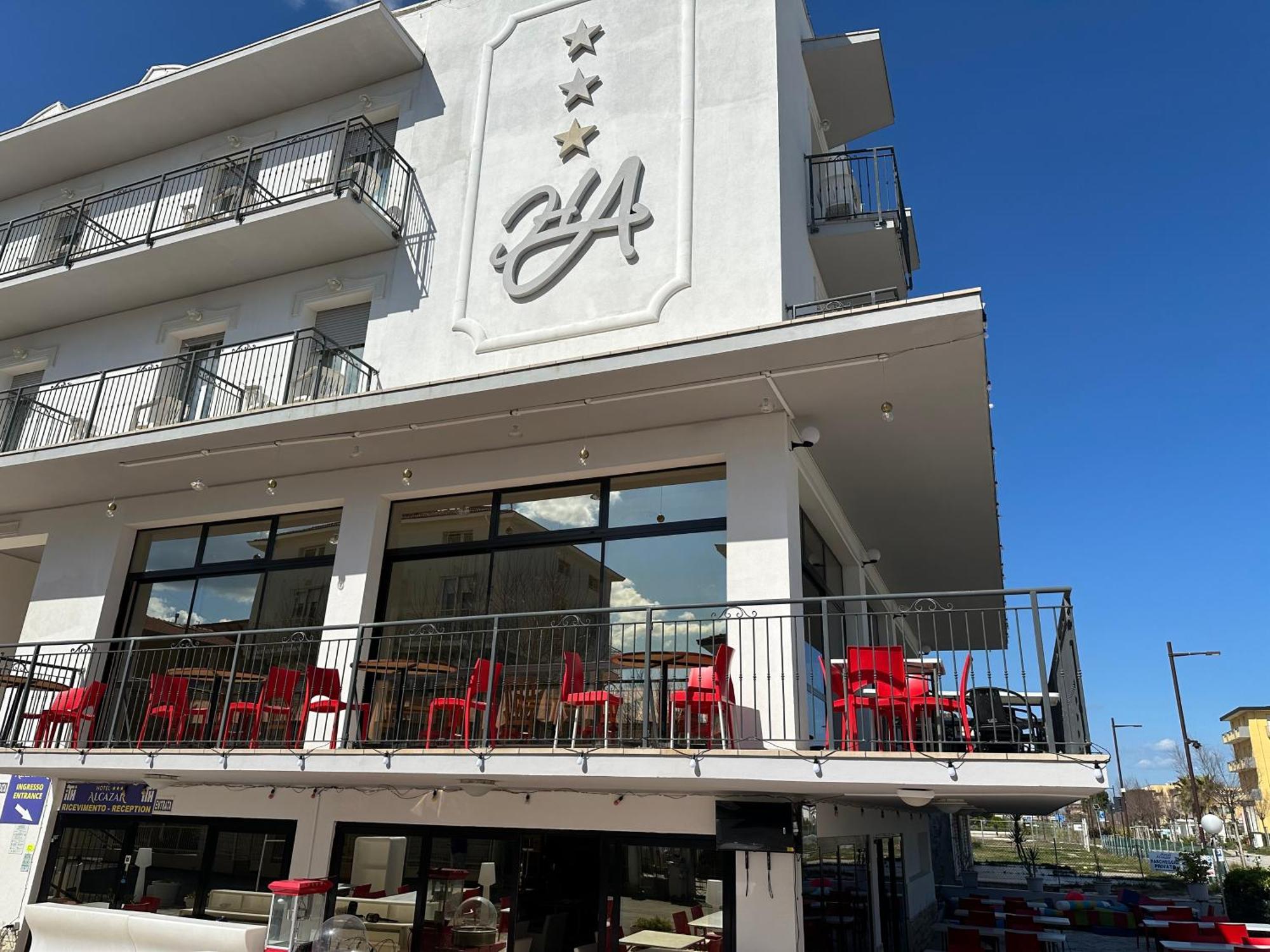 Hotel Alcazar Rimini Exterior foto